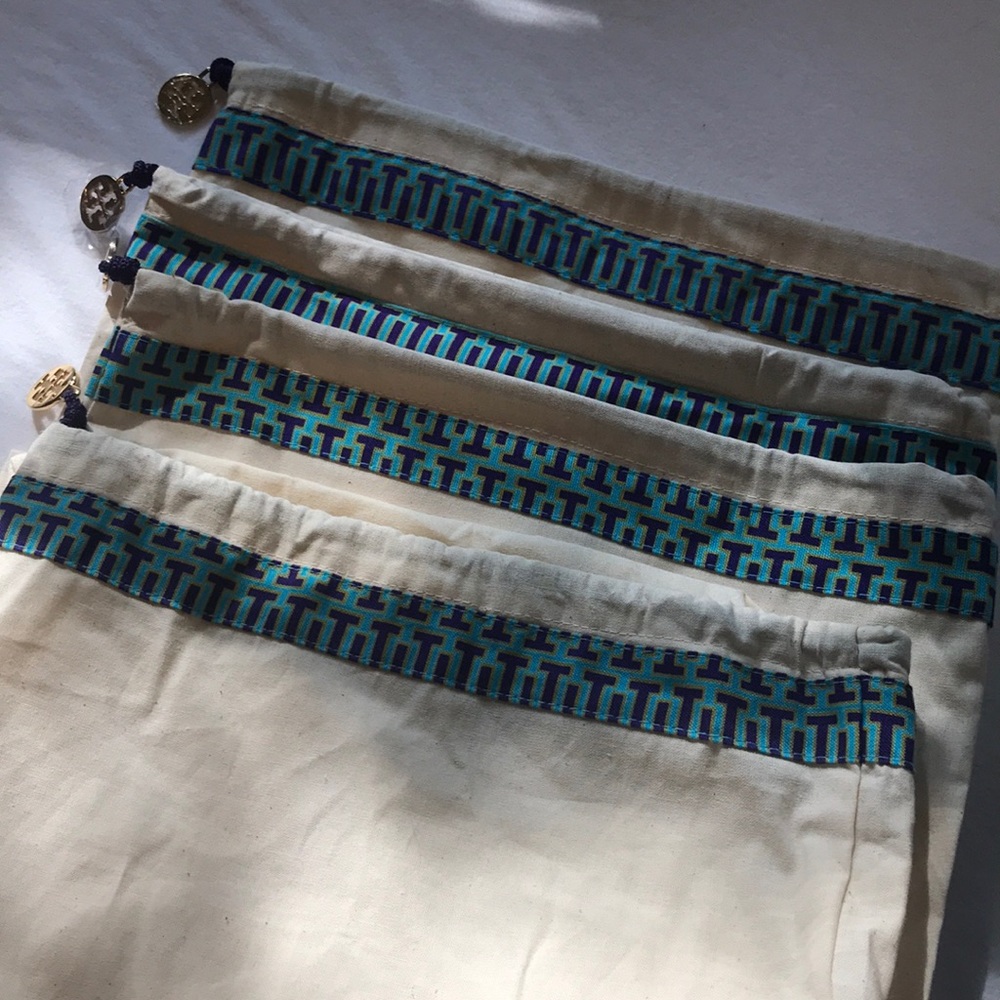 Four Tory Burch dust bags